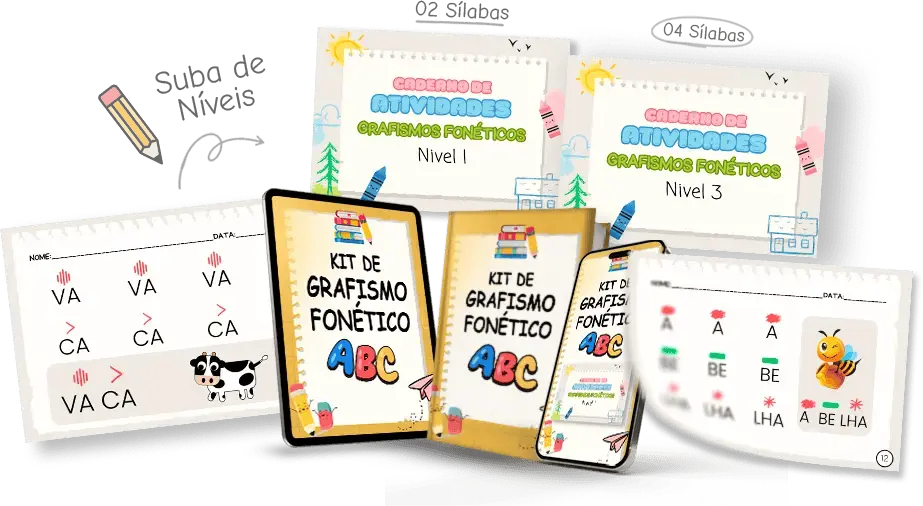 Kit de Atividades de Grafismo Fonético